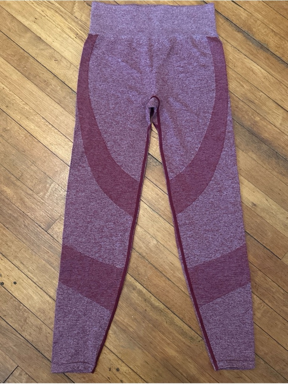 PINK Victoria's Secret Seamless High-Waist Leggings - Maroon Heather
